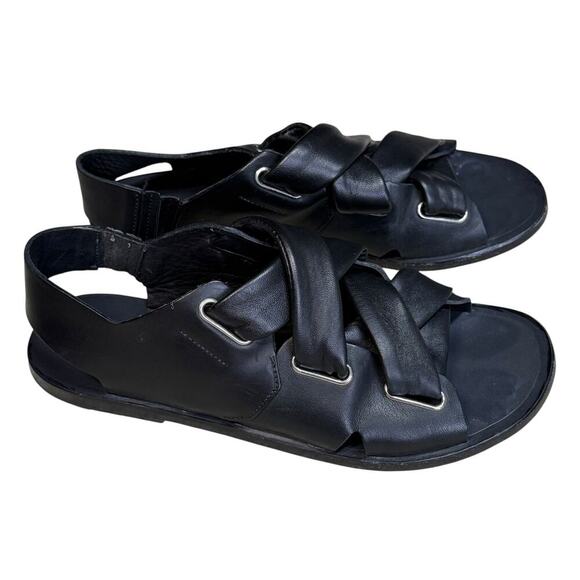 Rag & Bone Elda Leather Corset Sandal Black Size 7 - Picture 11 of 12